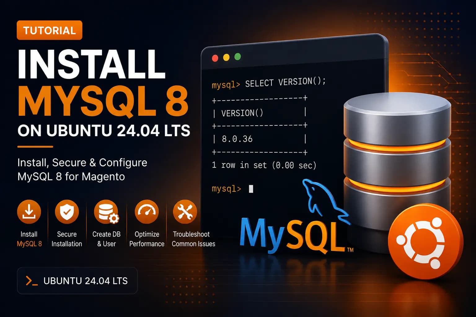 How to Install MySQL 8 on Ubuntu 24.04 LTS (Complete Step-by-Step Guide)